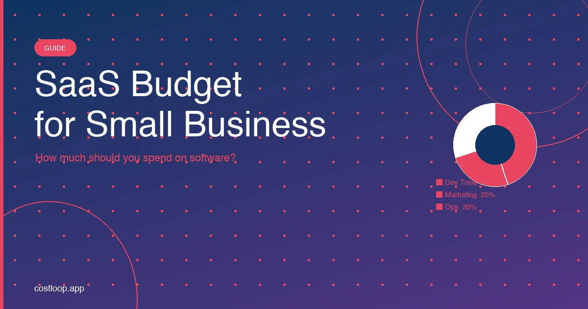 How much should a small business spend on software